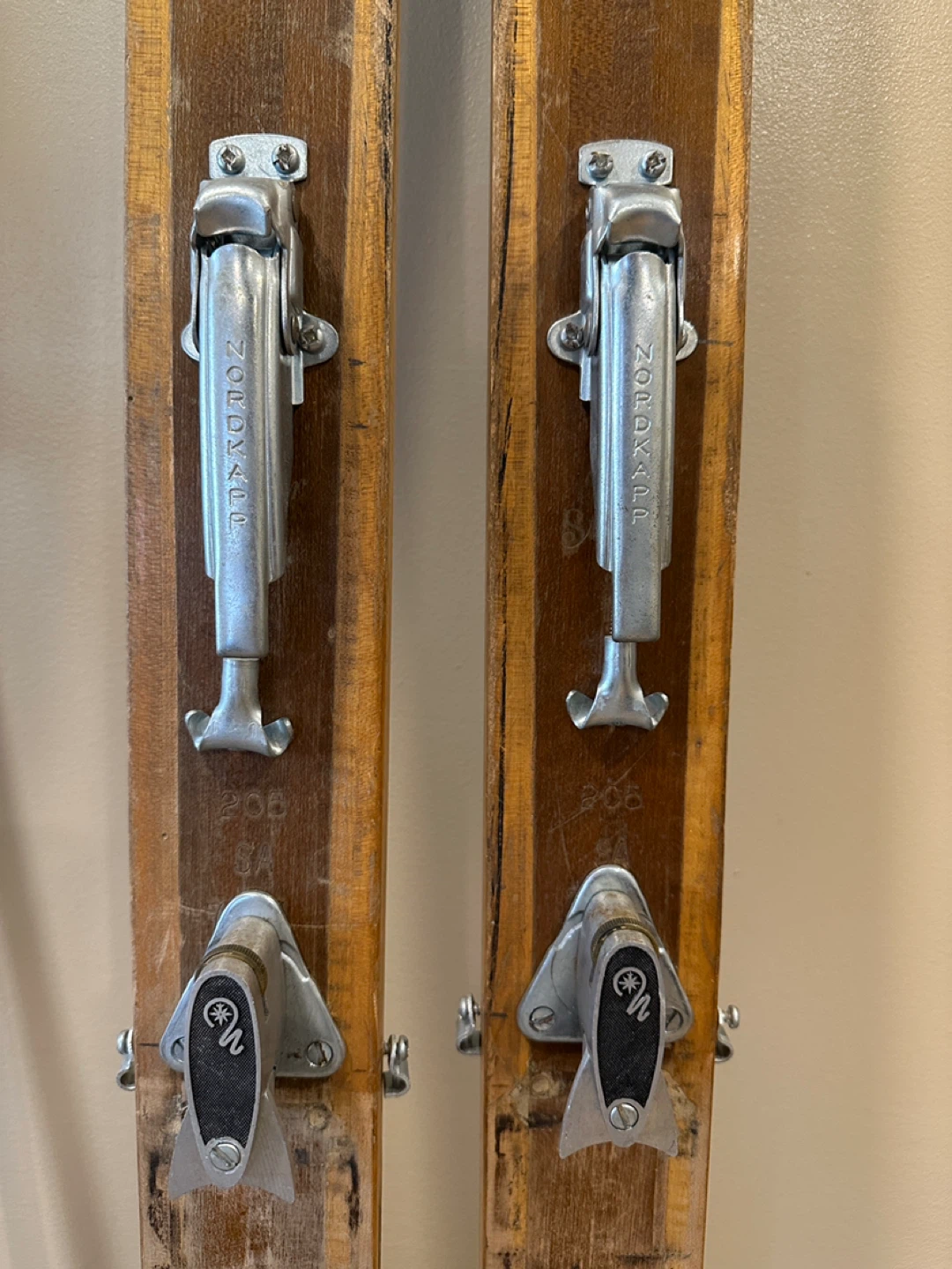 Vintage Splitkein “Patent Norway” Wooden Ski Set (CAN DELIVER) - photo 5