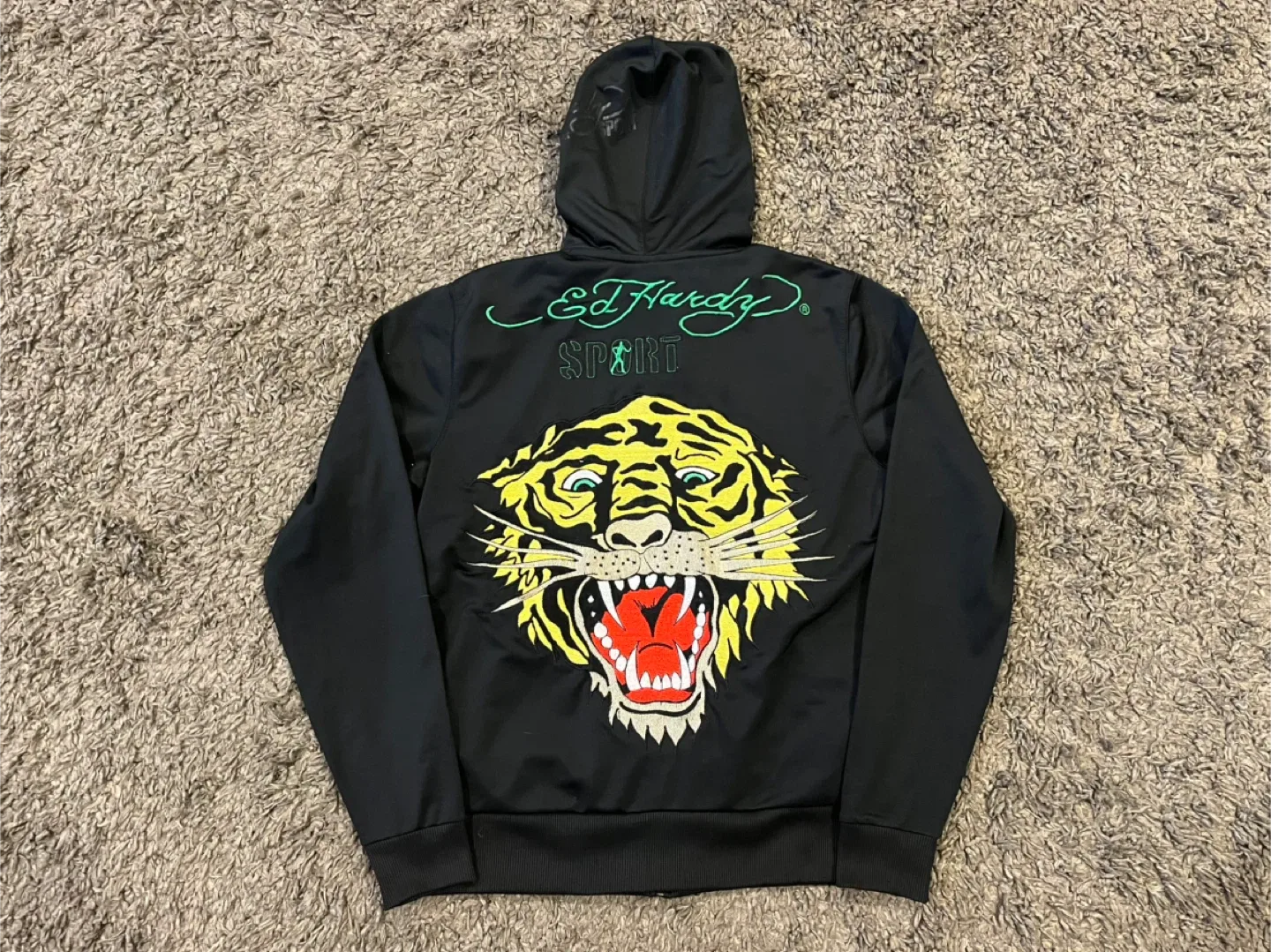 Ed Hardy Embroidered Hoodie (small) thumbnail