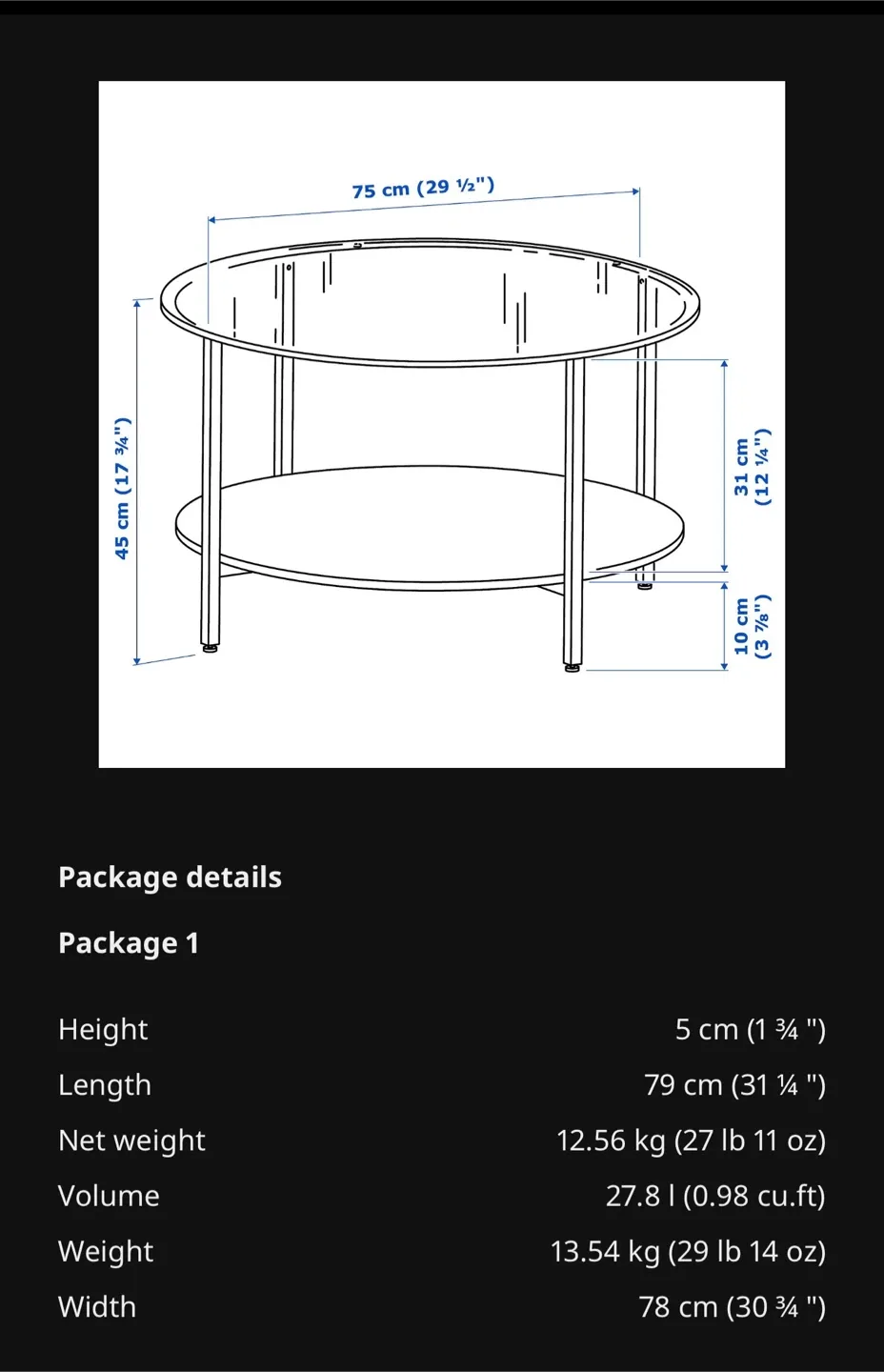 Round Glass Coffee Table image indicator(5)
