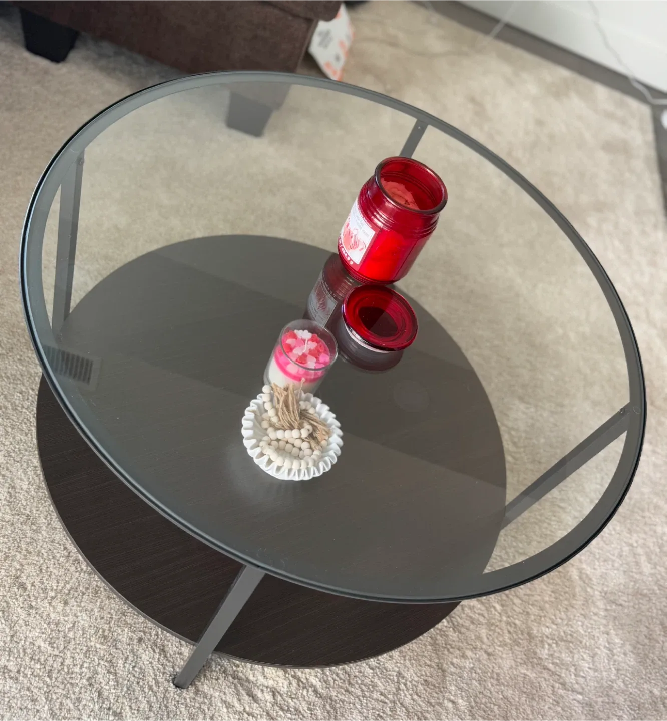Round Glass Coffee Table image indicator(4)