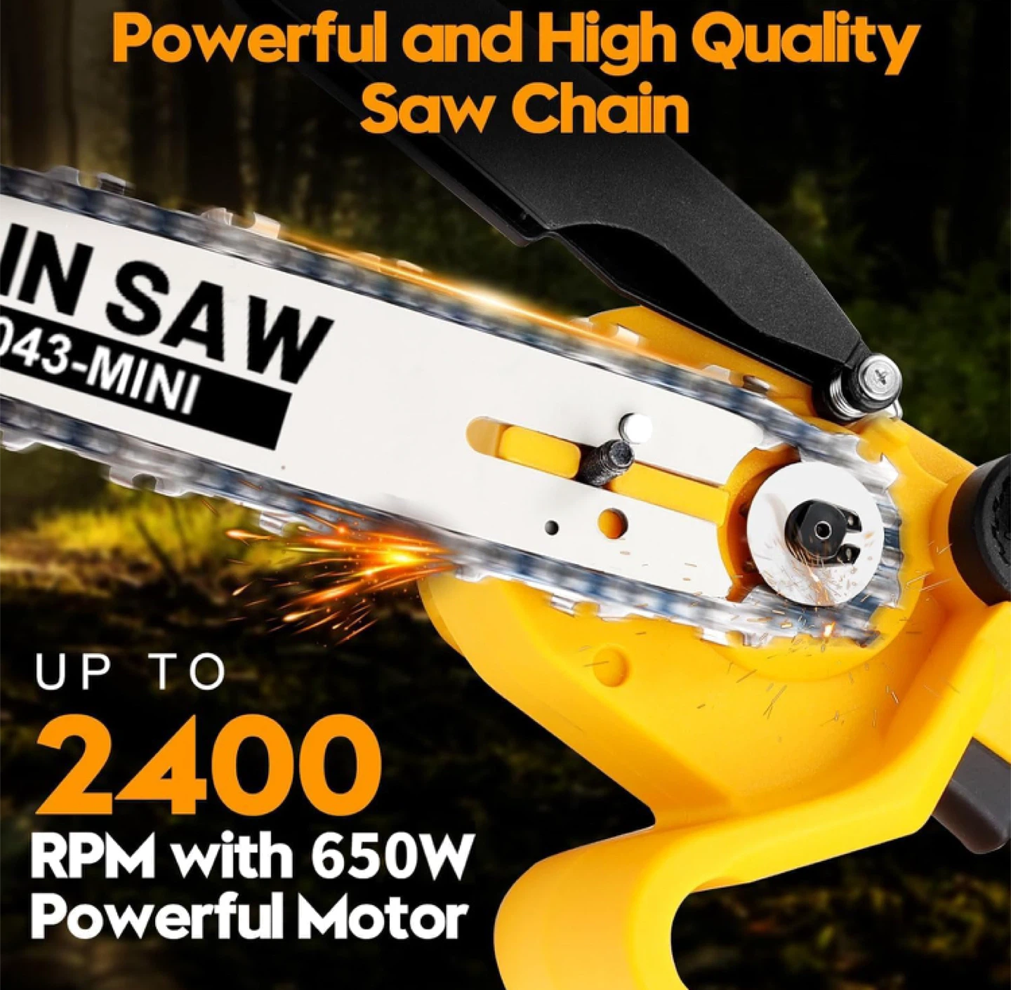 8-inch Mini Electric Chain Saw - No battery - photo 5