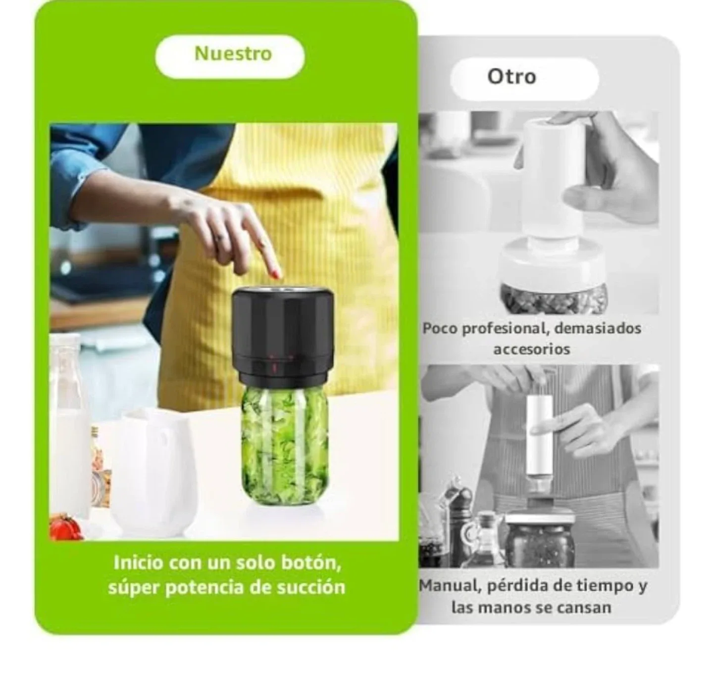 Electric Mason Jar Vacuum Sealer - Black - New in Box! image indicator(8)