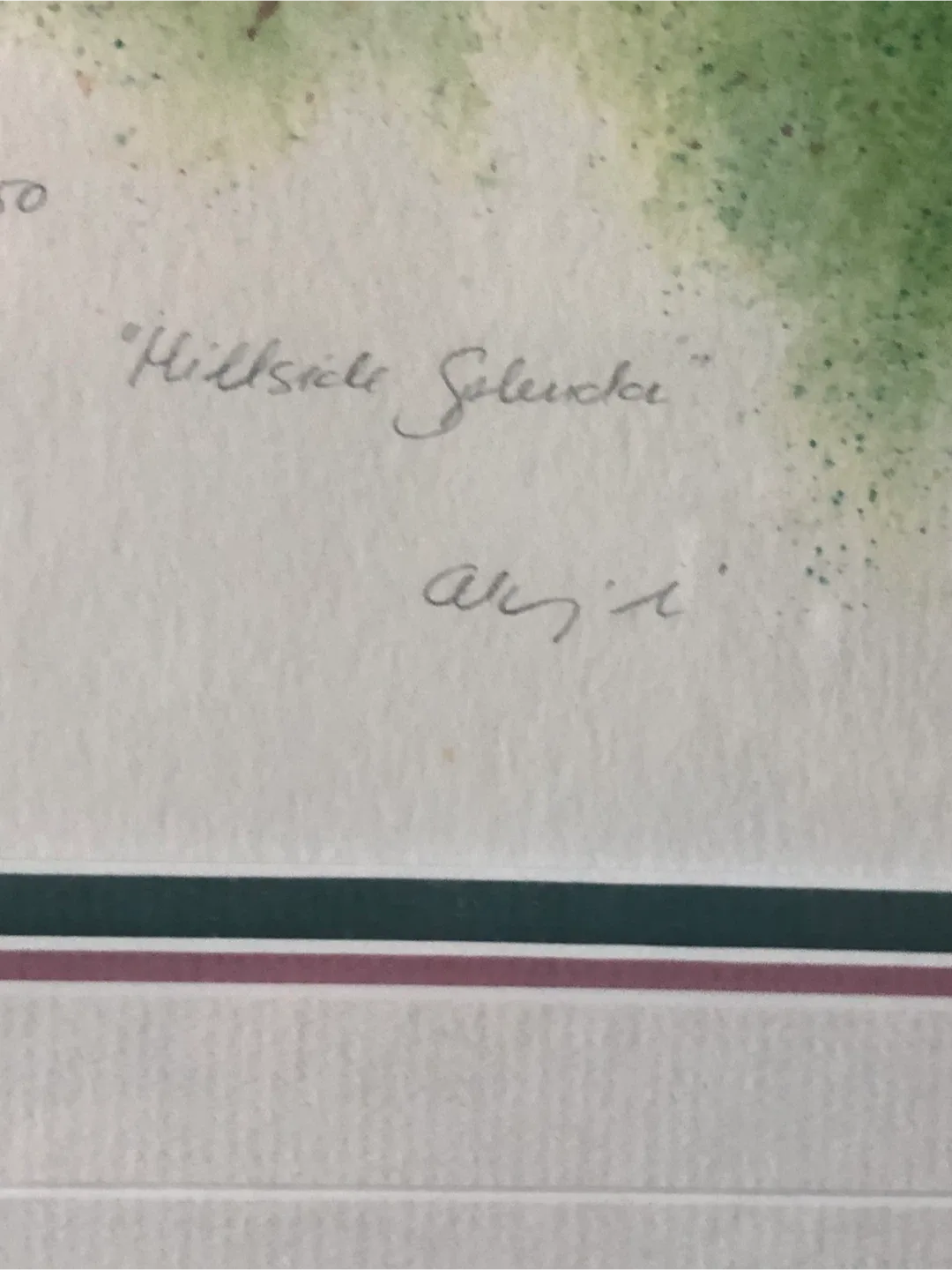 Numbered  print painting image indicator(2)