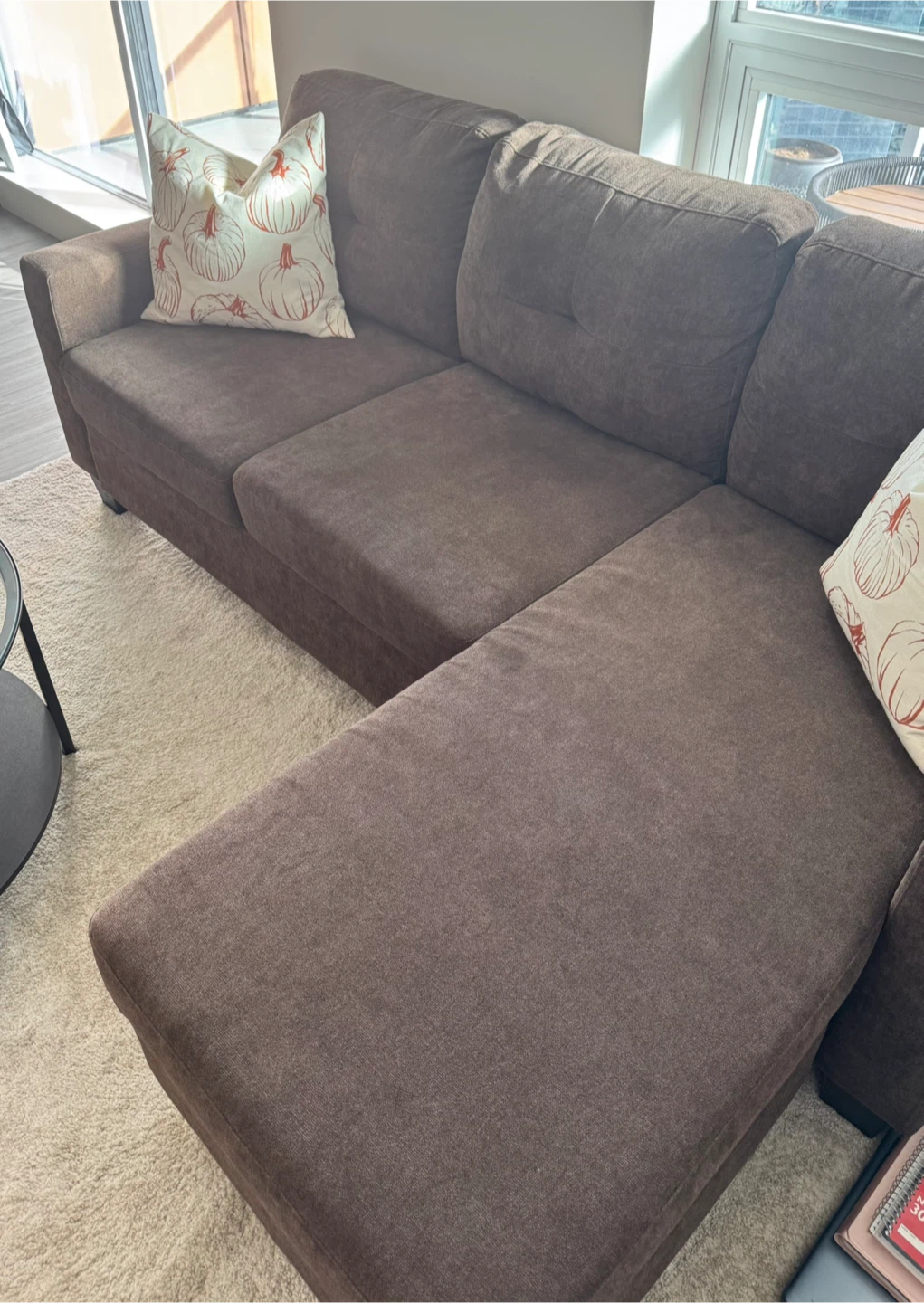 Brown Sectional Sofa - photo 2