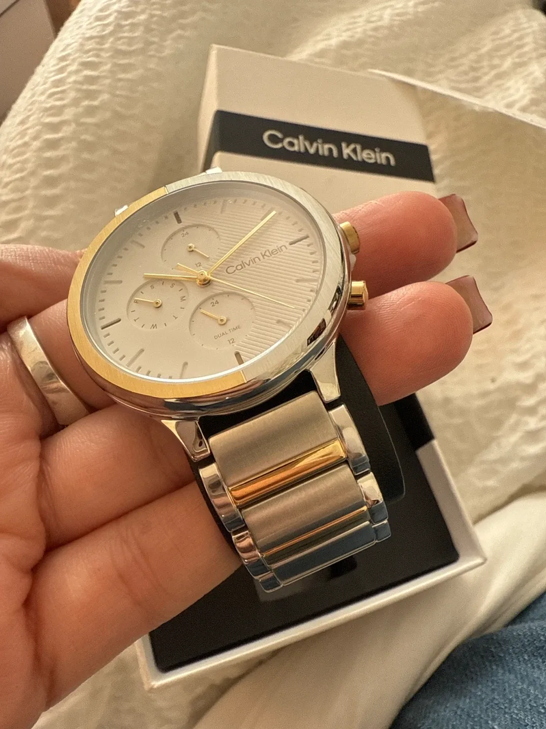 Calvin Klein Two-Tone Women's Watch image indicator(2)