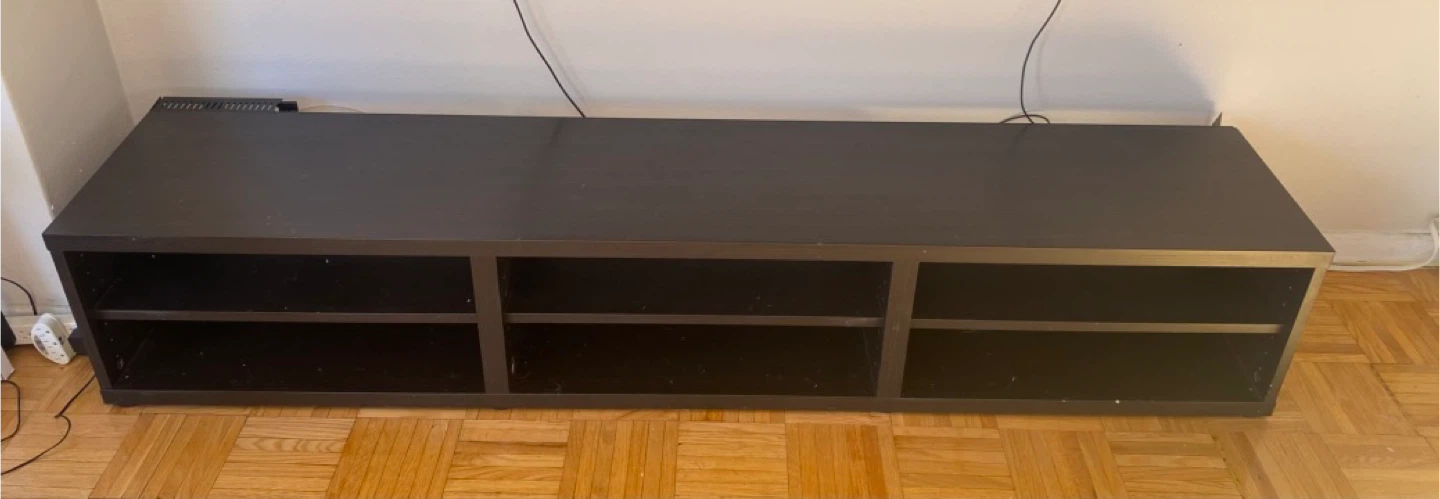 TV Stand, Dark Brown