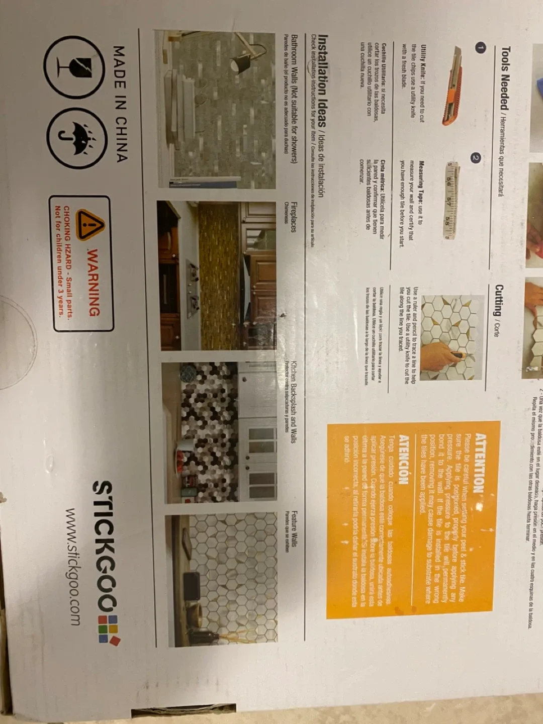 Self adhesive tiles image indicator(2)