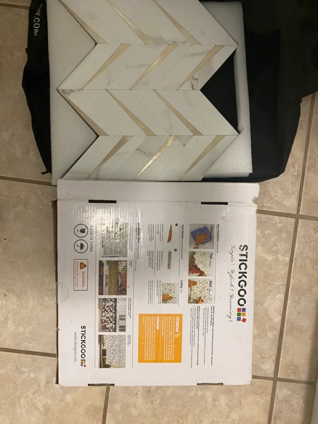 Self adhesive tiles image indicator(3)