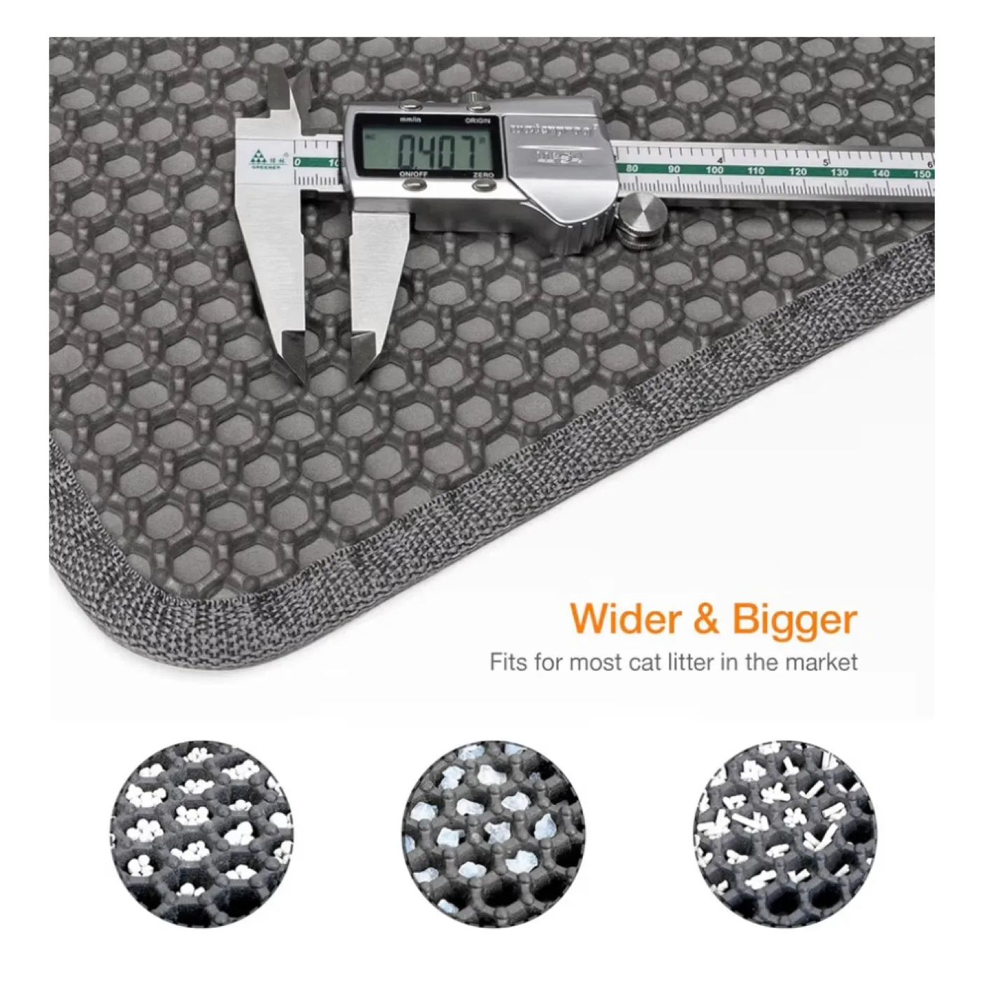 Cat Litter Mat - Gray image indicator(4)