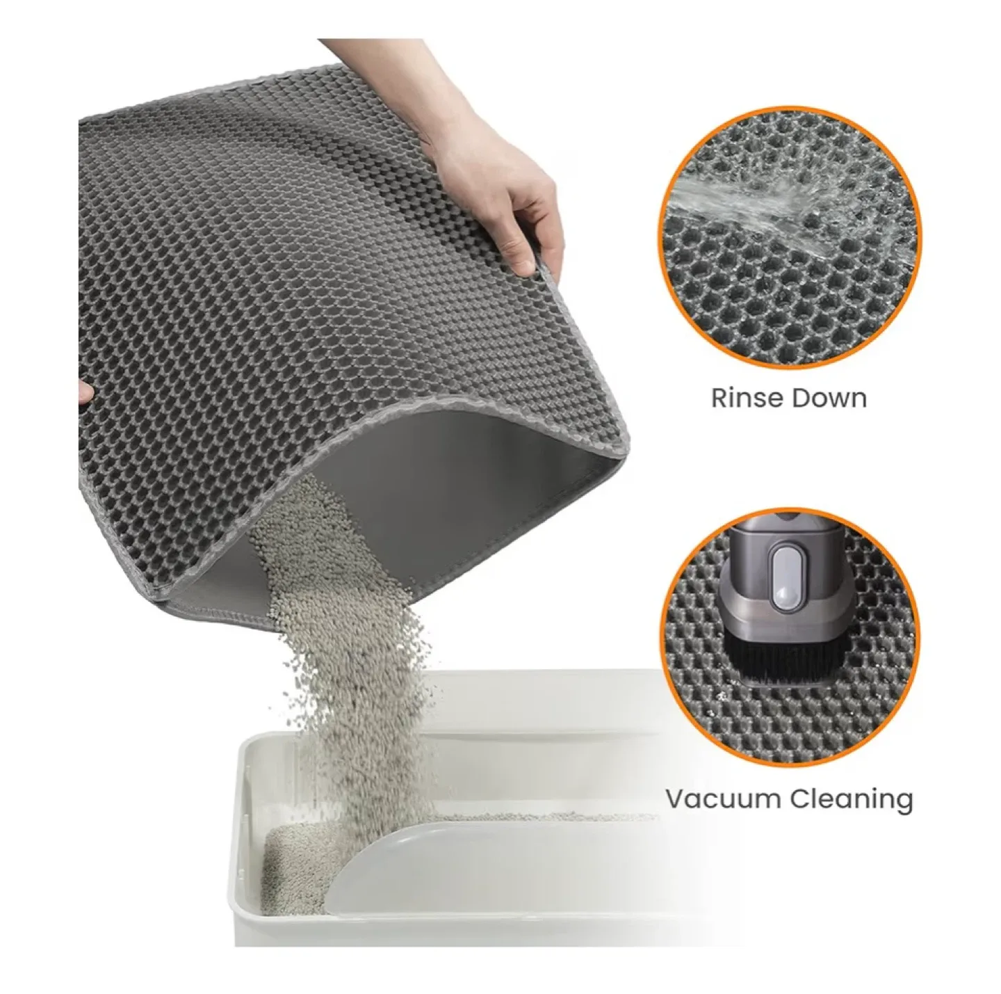 Cat Litter Mat - Gray image indicator(5)