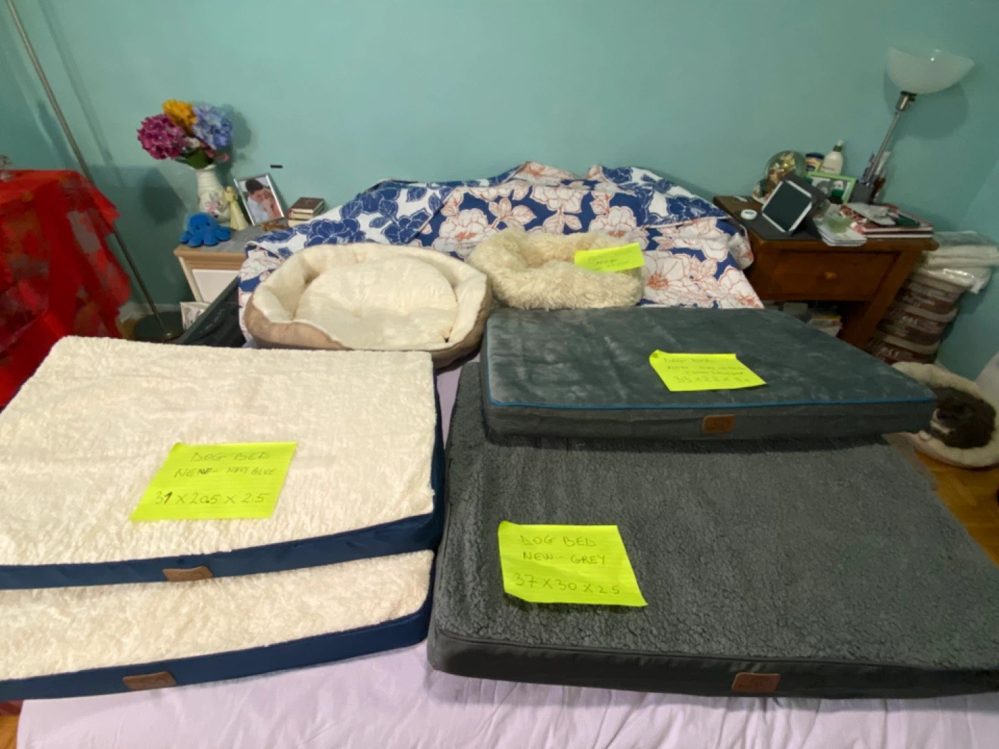 Dog Bed - Navy Blue
