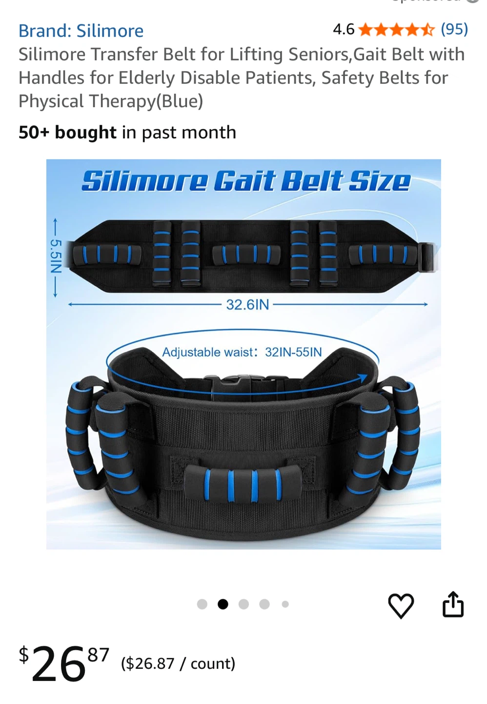 Senior Move Belt - photo 2
