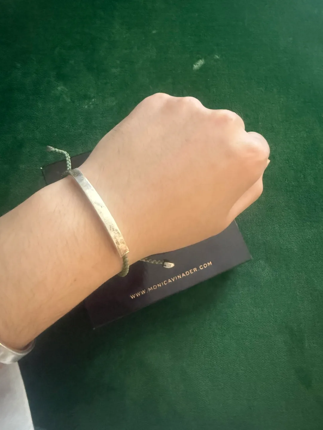 Monica Vinader - Linear Friendship Bracelet sterling silver image indicator(5)