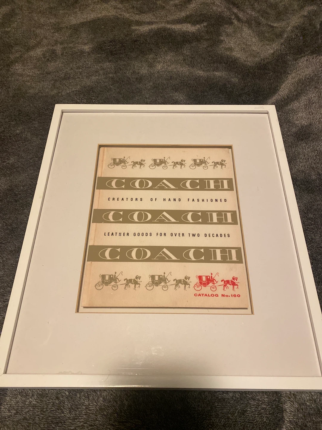 Framed Coach Catalog No. 160 Print