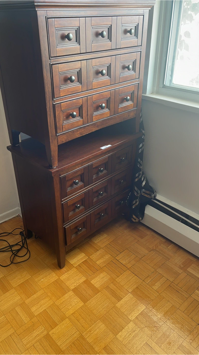 Bedroom Set: Bed Frame, Dresser, Nightstand - photo 4