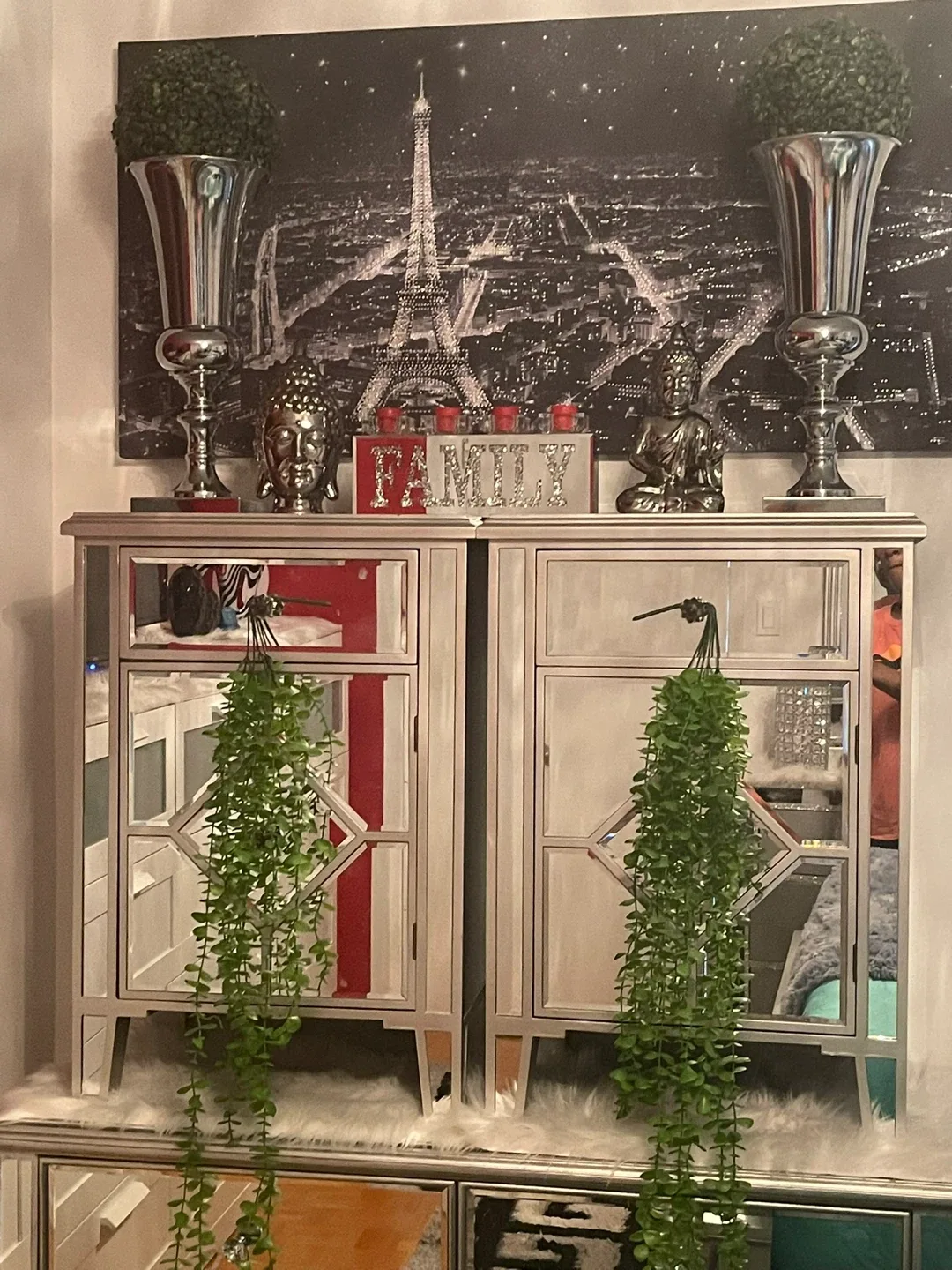 Bedroom Set: Bed Frame, Dresser, Nightstand image indicator(10)