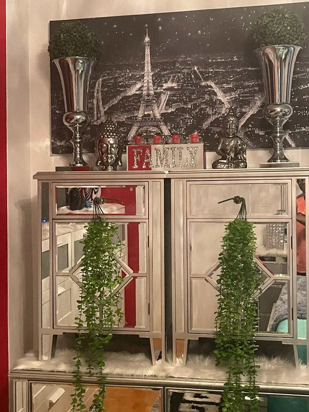 Bedroom Set: Bed Frame, Dresser, Nightstand image indicator(9)