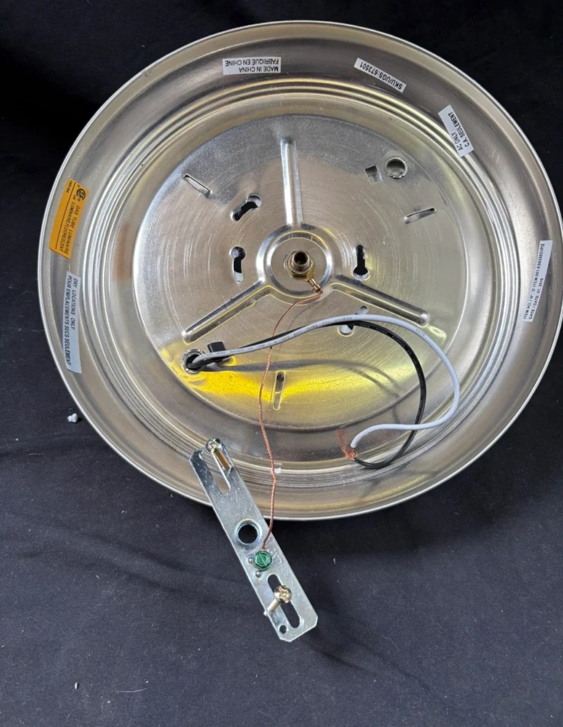 Ceiling Light Fixture - Silver Finish image indicator(4)