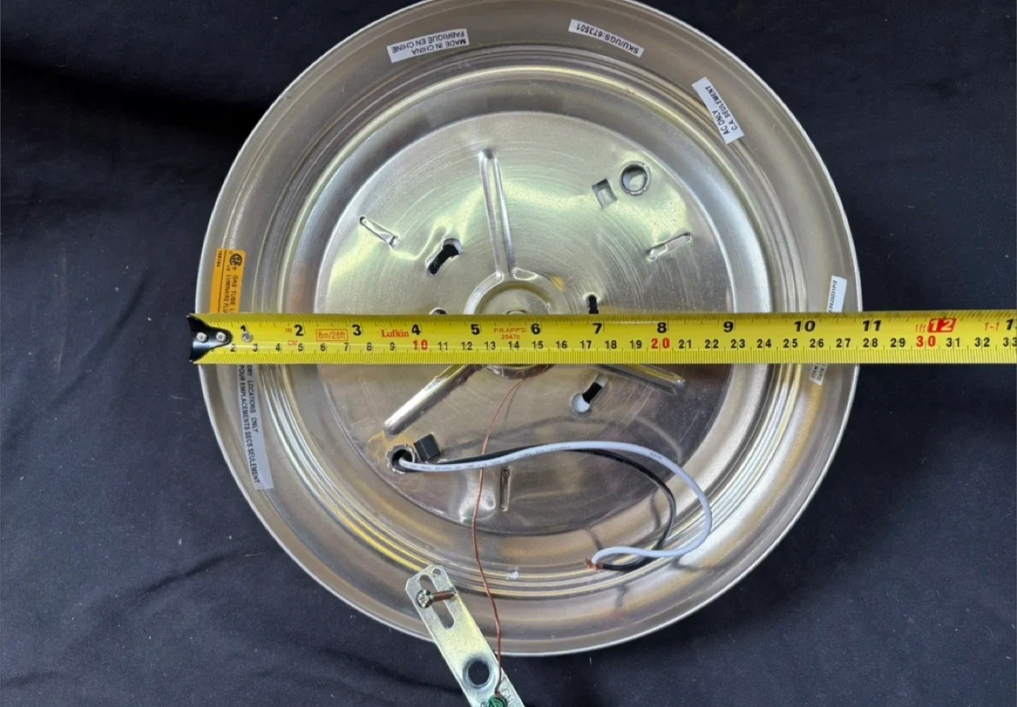 Ceiling Light Fixture - Silver Finish image indicator(8)