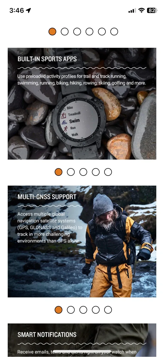 Garmin Fenix 6 Sapphire - Dark Gray image indicator(3)