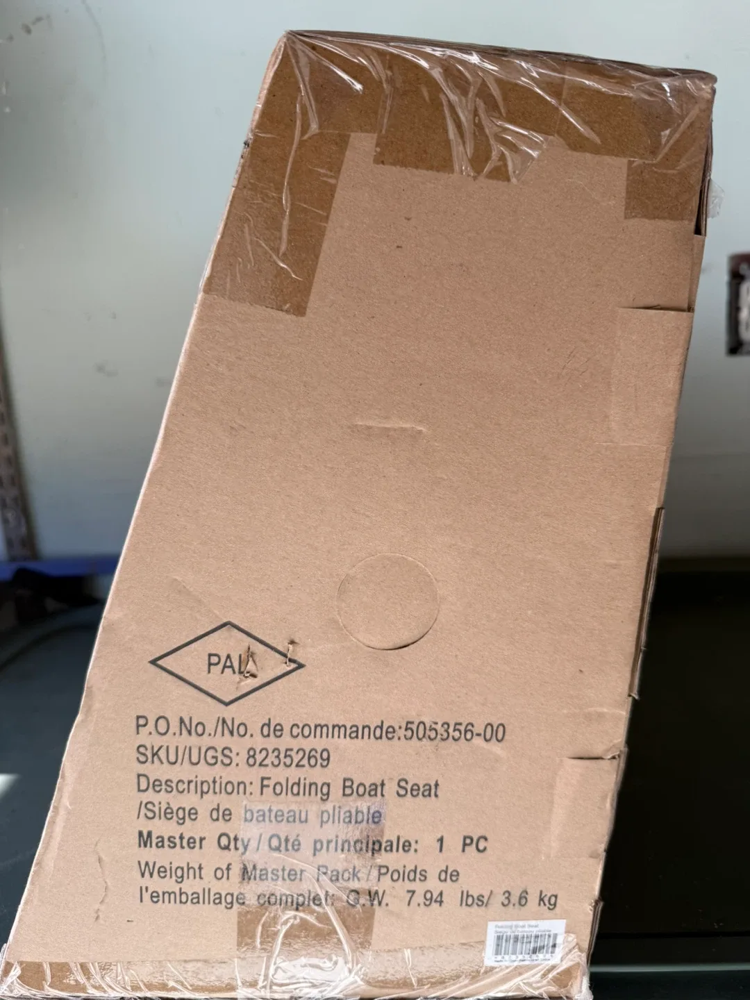 New Folding Boat Seat in Box image indicator(3)