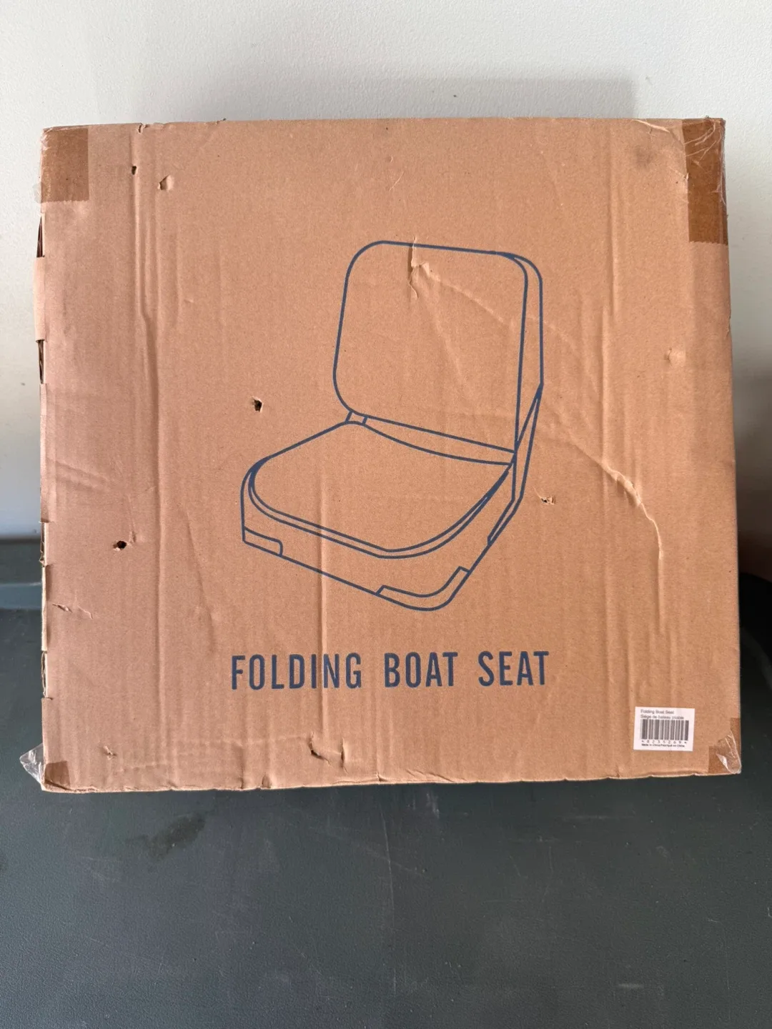 New Folding Boat Seat in Box thumbnail