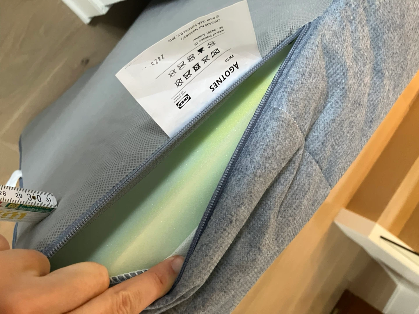 IKEA ÅGOTNES Foam Twin Mattress - photo 4