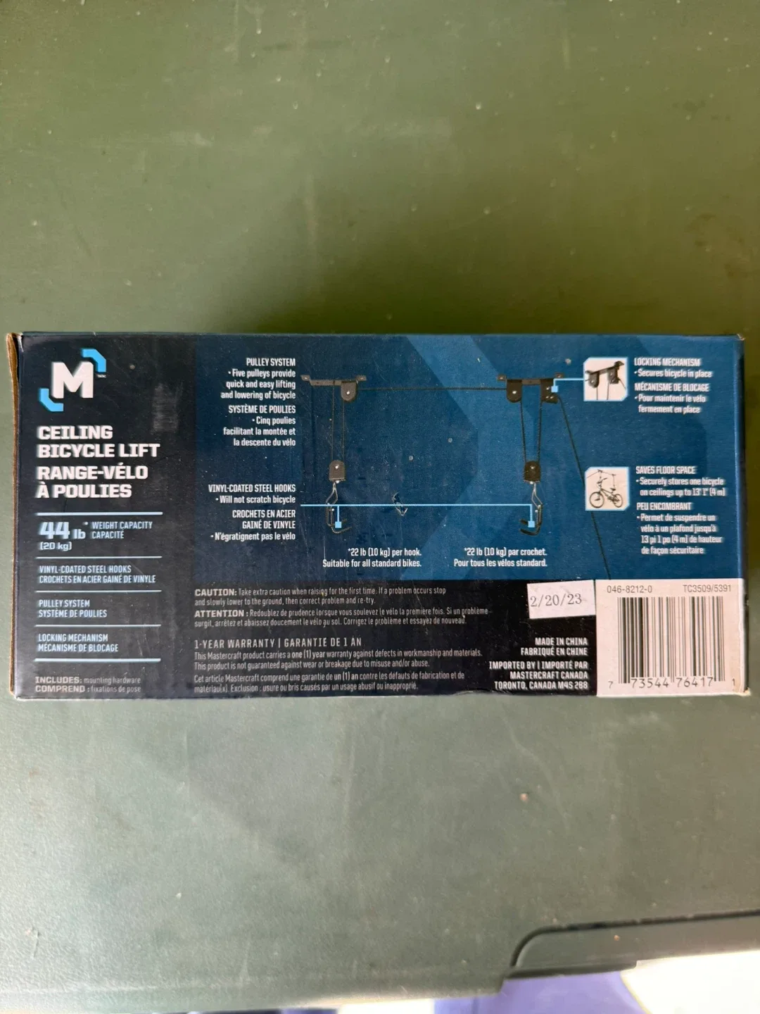 Mastercraft Ceiling Bicycle Lift - NEW image indicator(4)