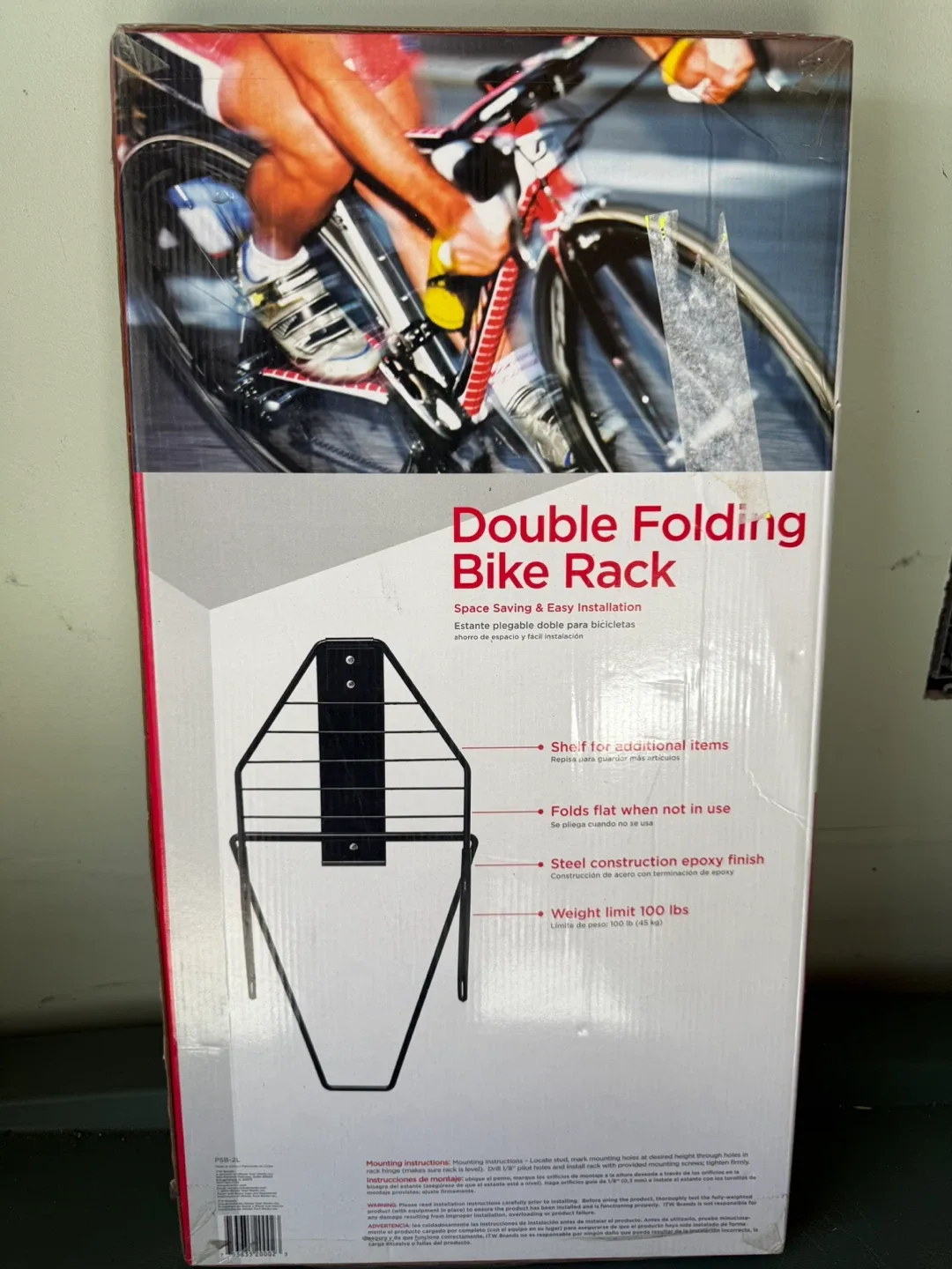 Racor Double Folding Bike Rack - New in Box! thumbnail