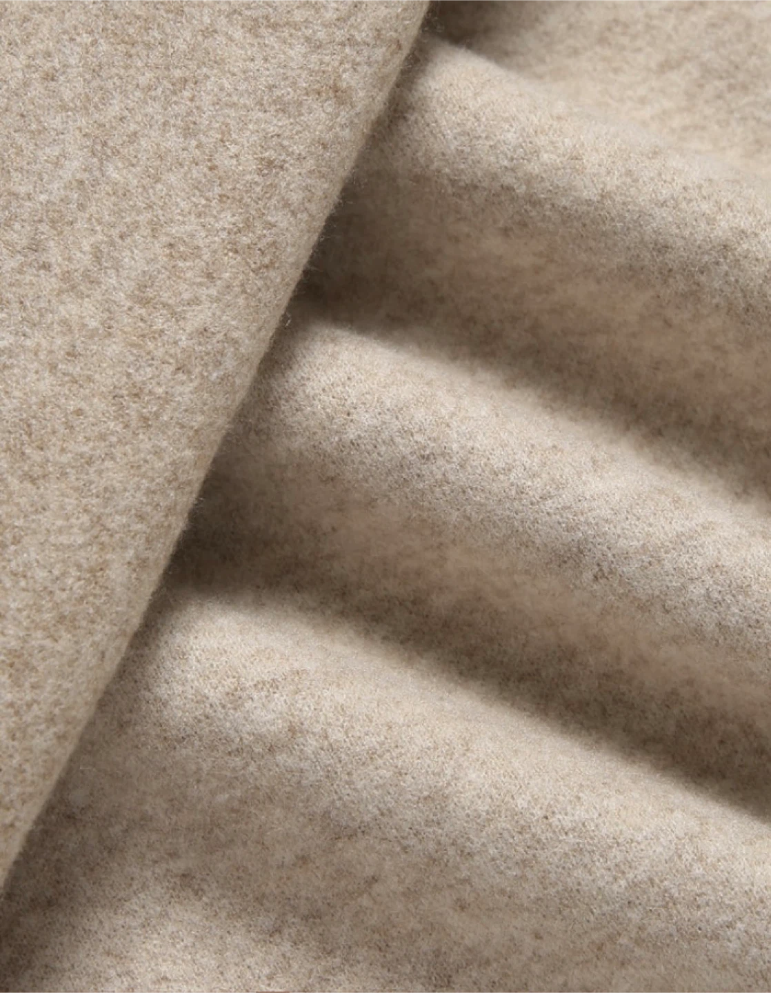 Beige A-Line Wool like skirt - photo 5