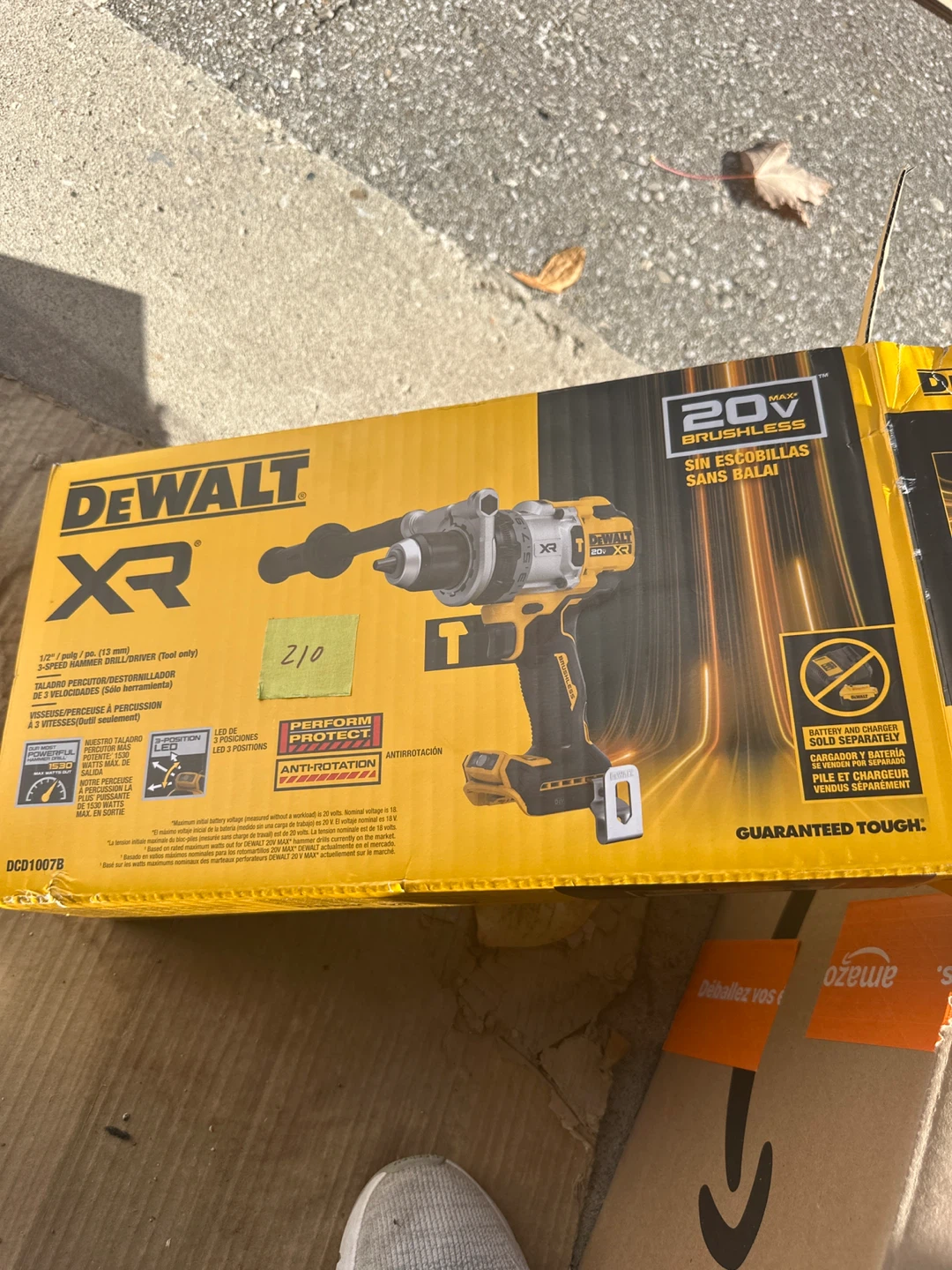 New Dewalt 20V Brushless Hammer Drill