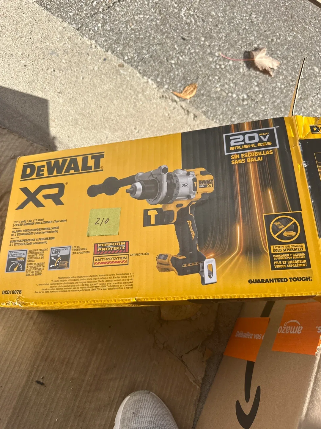 New Dewalt 20V Brushless Hammer Drill thumbnail