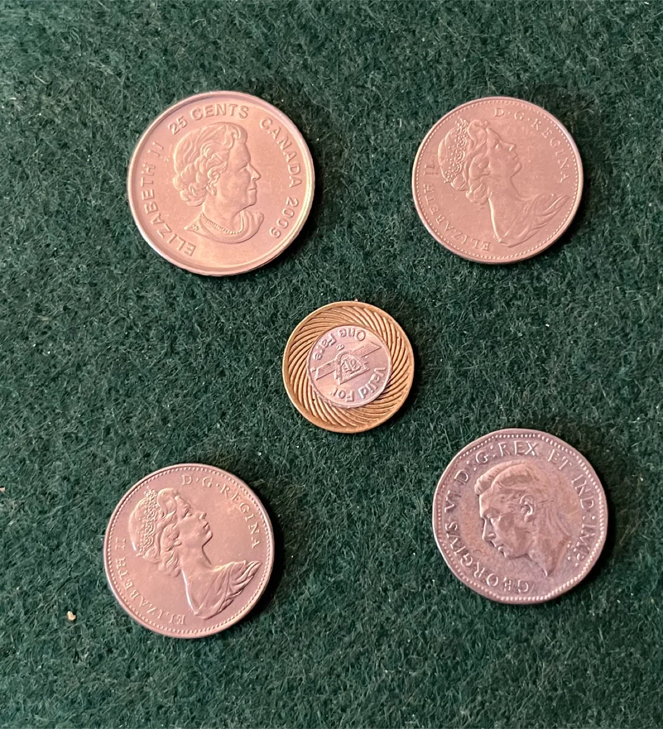 Vintage Canadian Coins - Assorted image indicator(2)