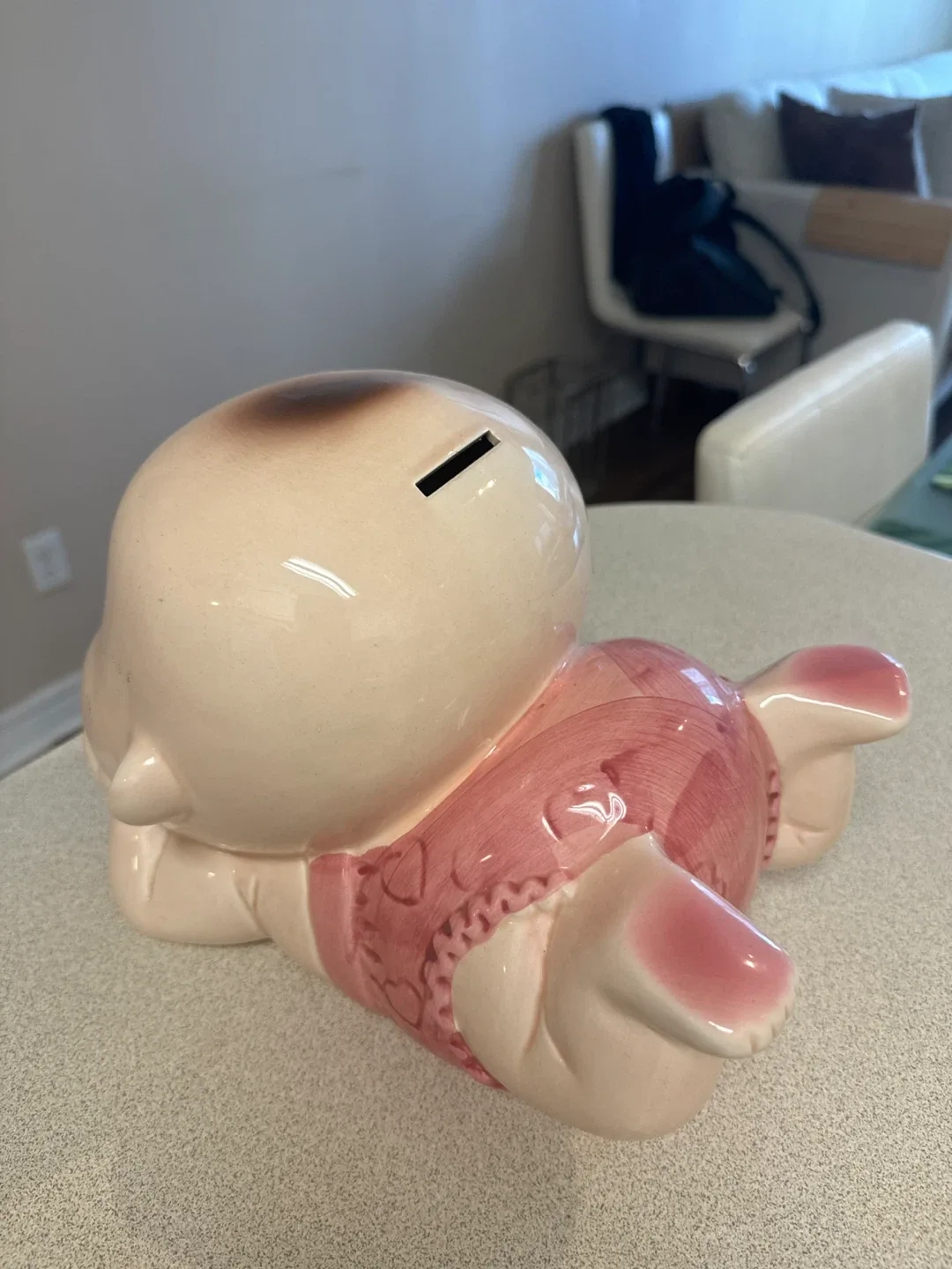 Vintage Ceramic Baby Piggy Bank image indicator(3)