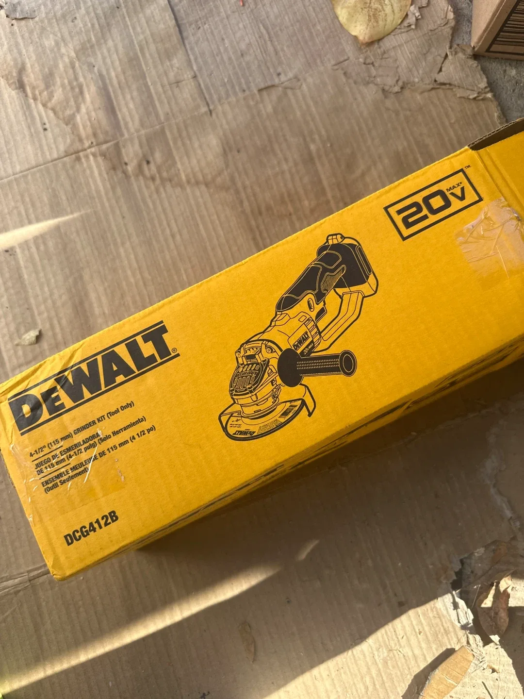 DeWalt 20V MAX 4-1/2" Grinder Kit (Tool Only) image indicator(2)