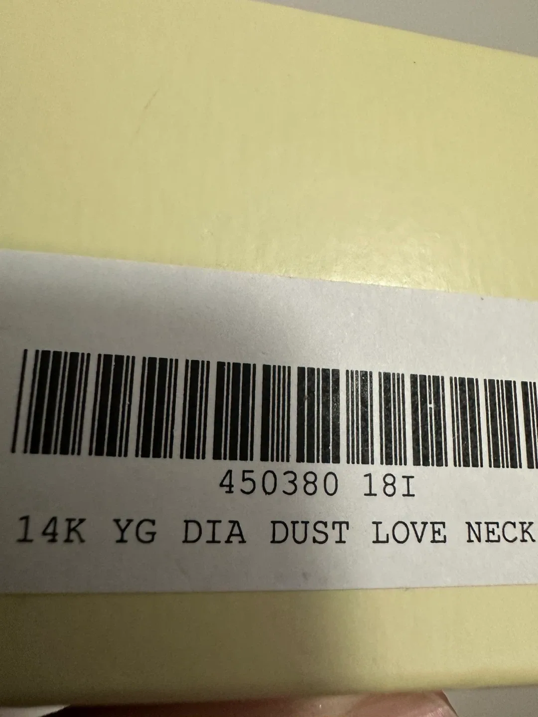 Stefano Oro 14K Gold Diamond Dust Love Necklace image indicator(4)