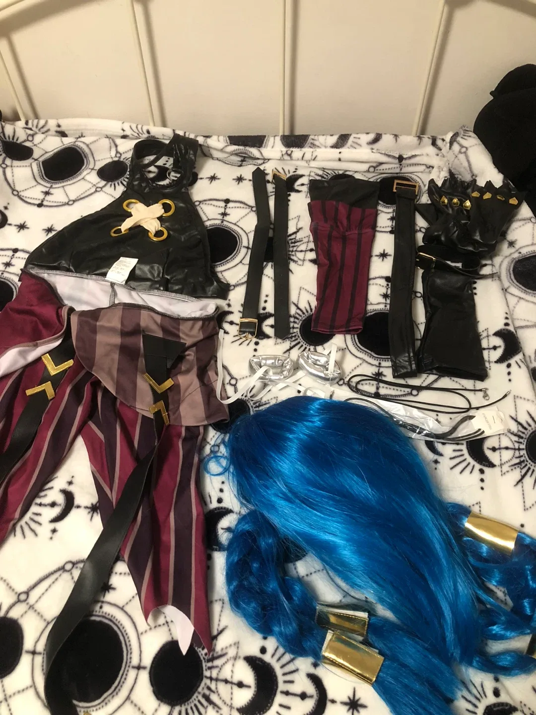 Arcane Jinx Cosplay Costume Set - Size Small