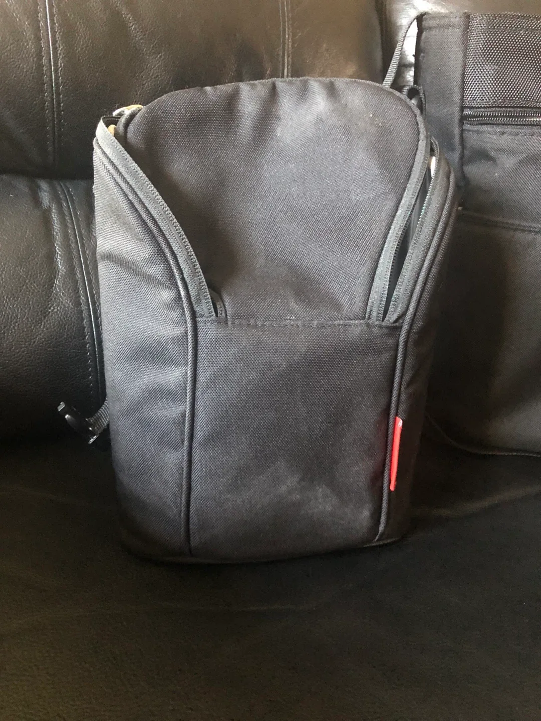 Black Diaper Bag with Insulated Bottle Bag free image indicator(3)
