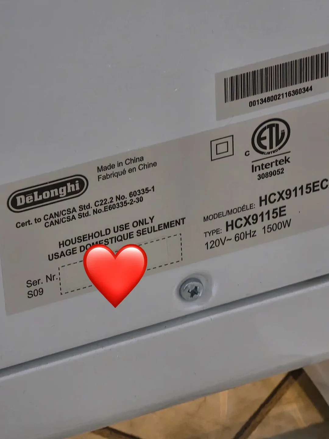 DeLonghi HCX9115ECA Convector Heater image indicator(3)