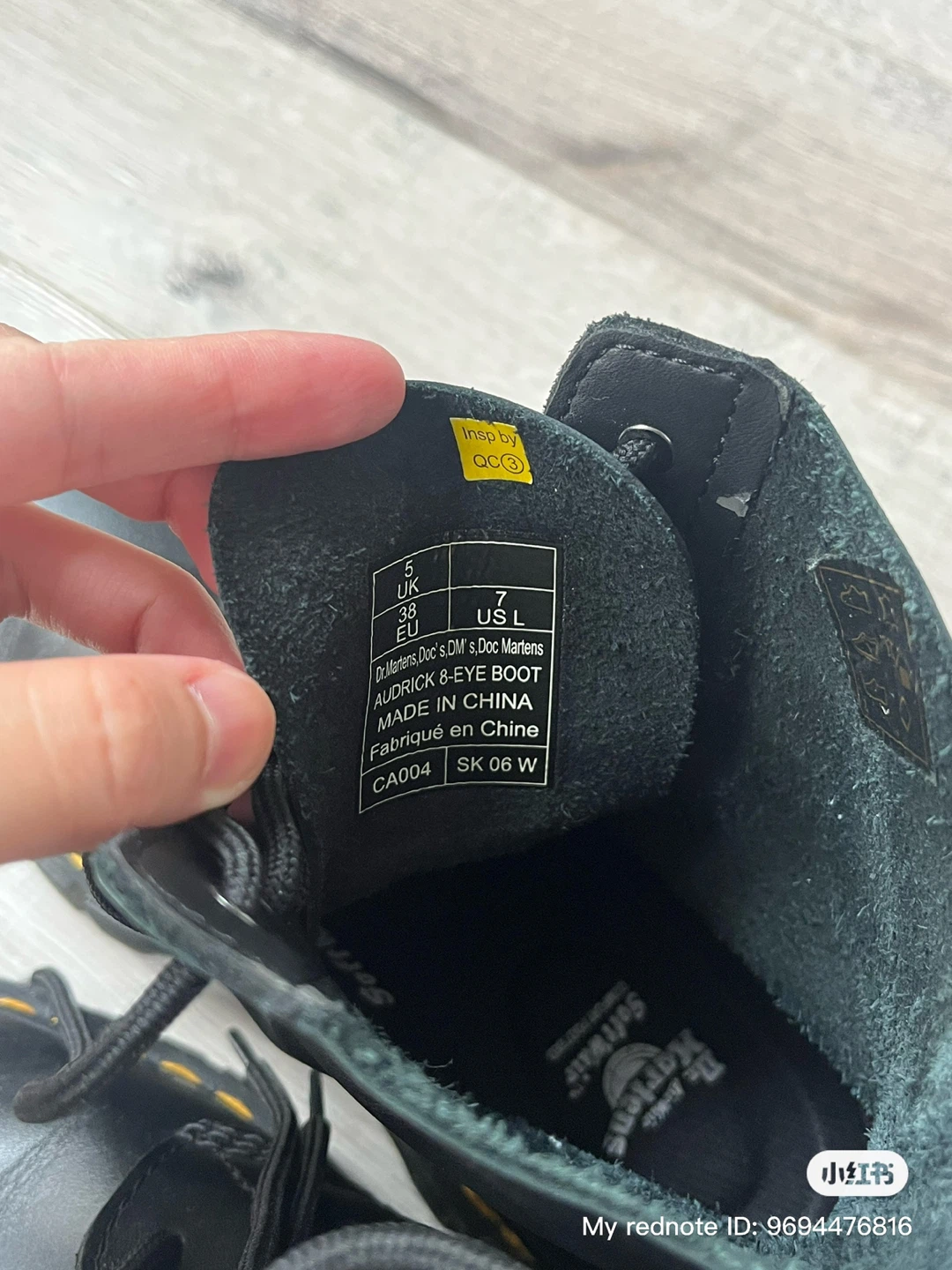 Dr. Martens Audrick 8-Eye Boot, US L 7 - photo 3