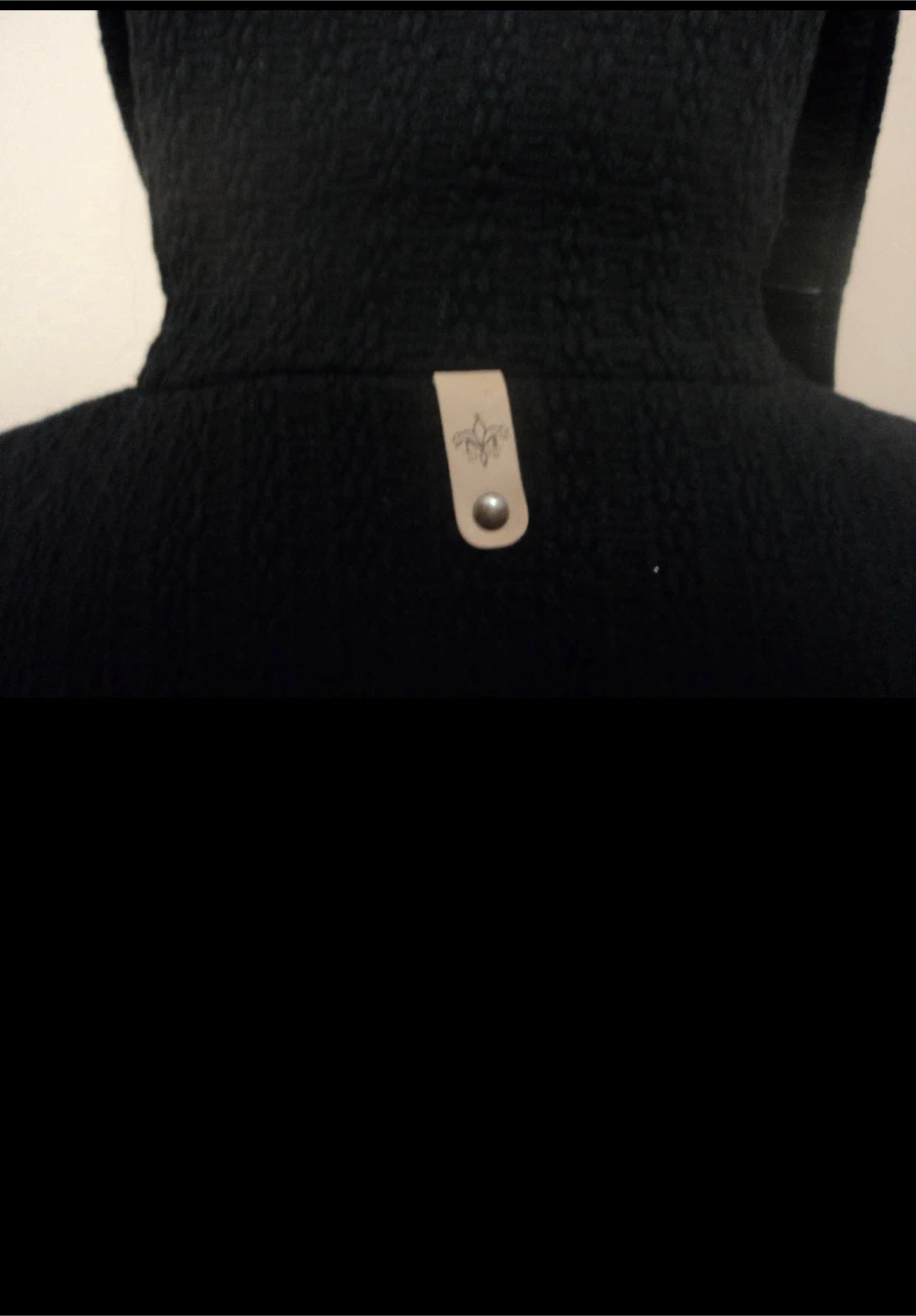 Mackage Black Wool Blend Belted Cape Size XS - photo 3