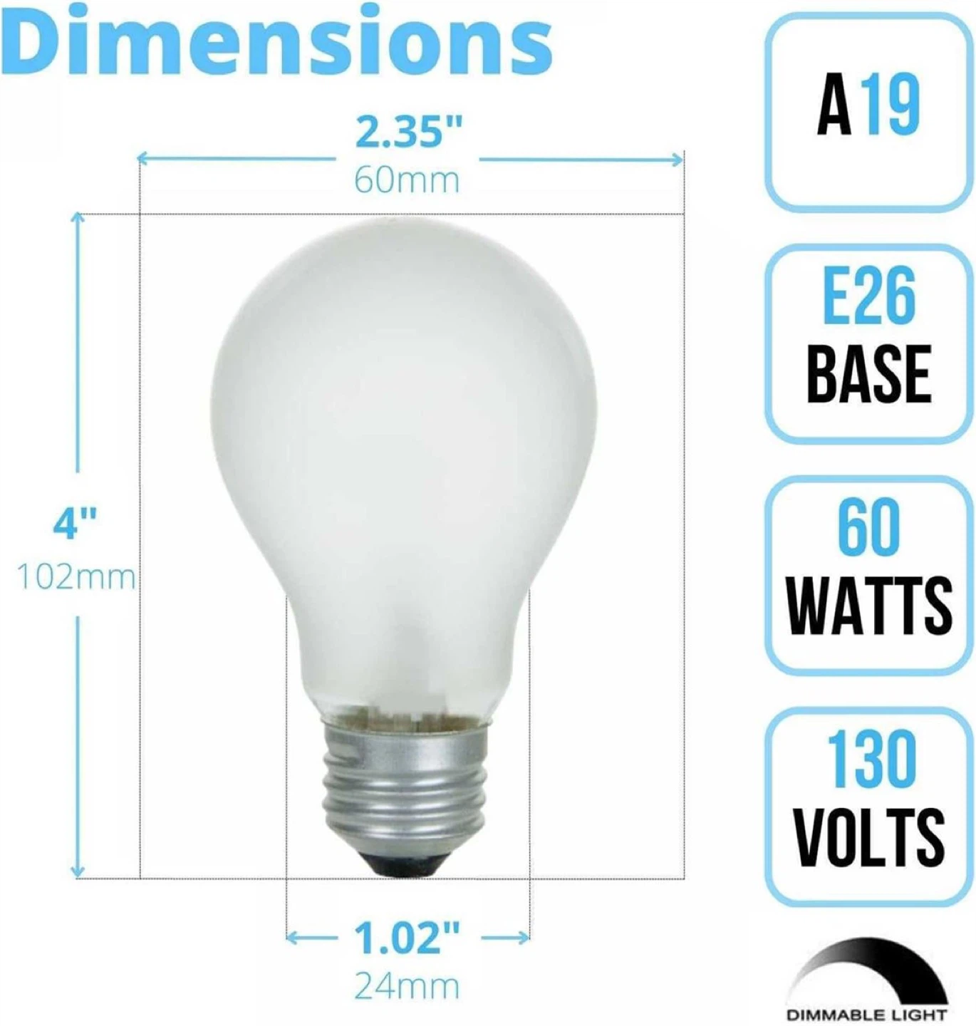 Tractiv 60W Incandescent Light Bulbs - New! - photo 2