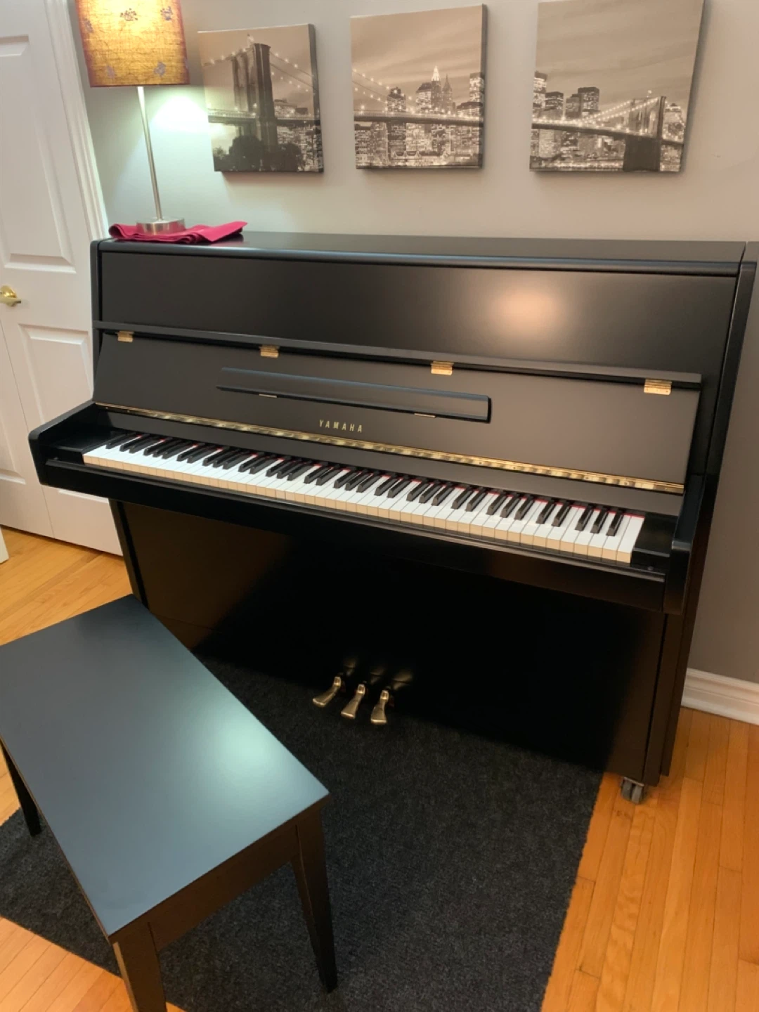 Yamaha Upright Piano - Black