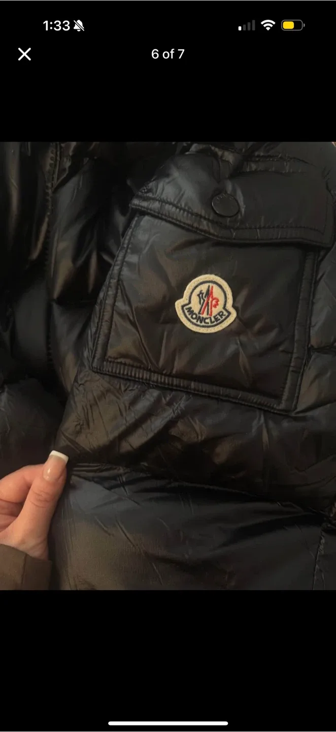 Moncler Black Puffer Jacket image indicator(4)