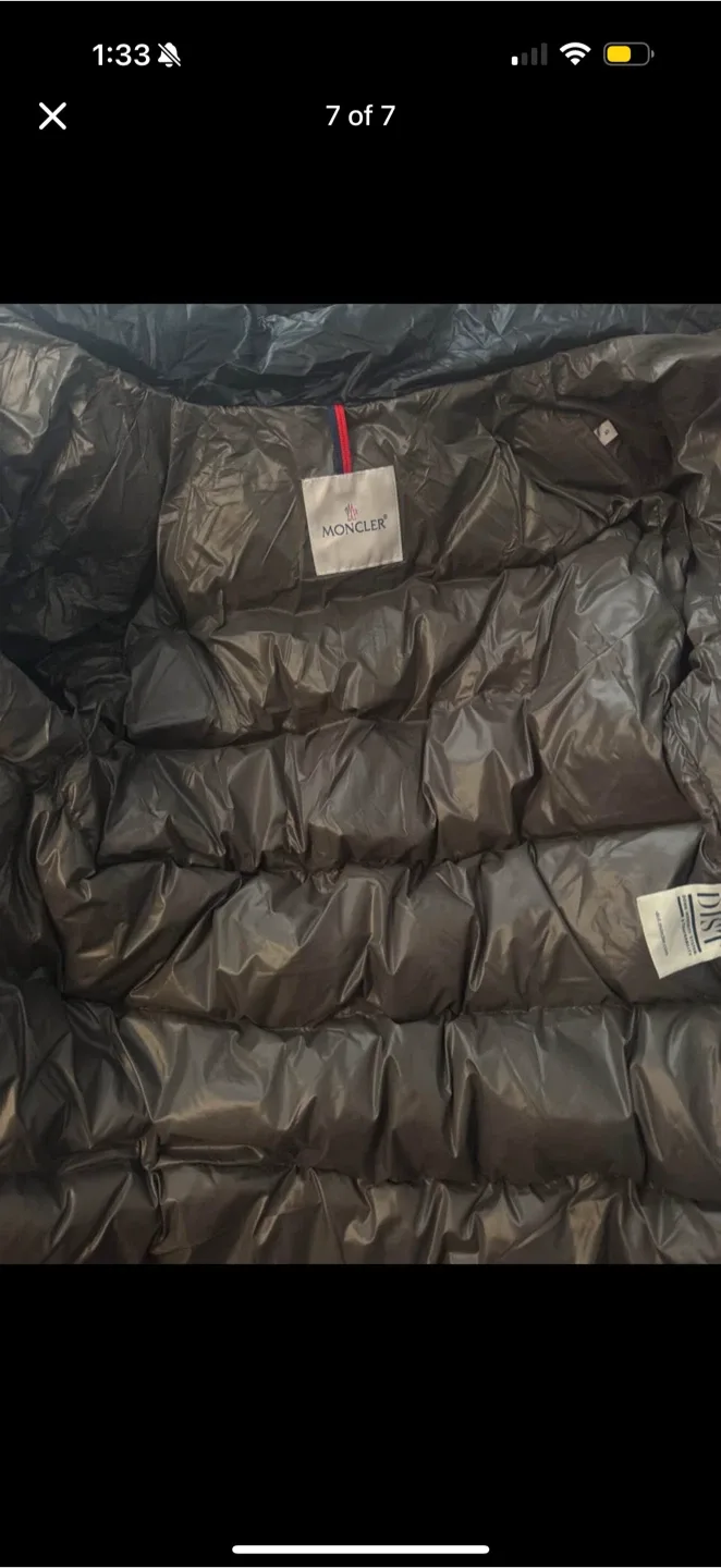 Moncler Black Puffer Jacket image indicator(5)