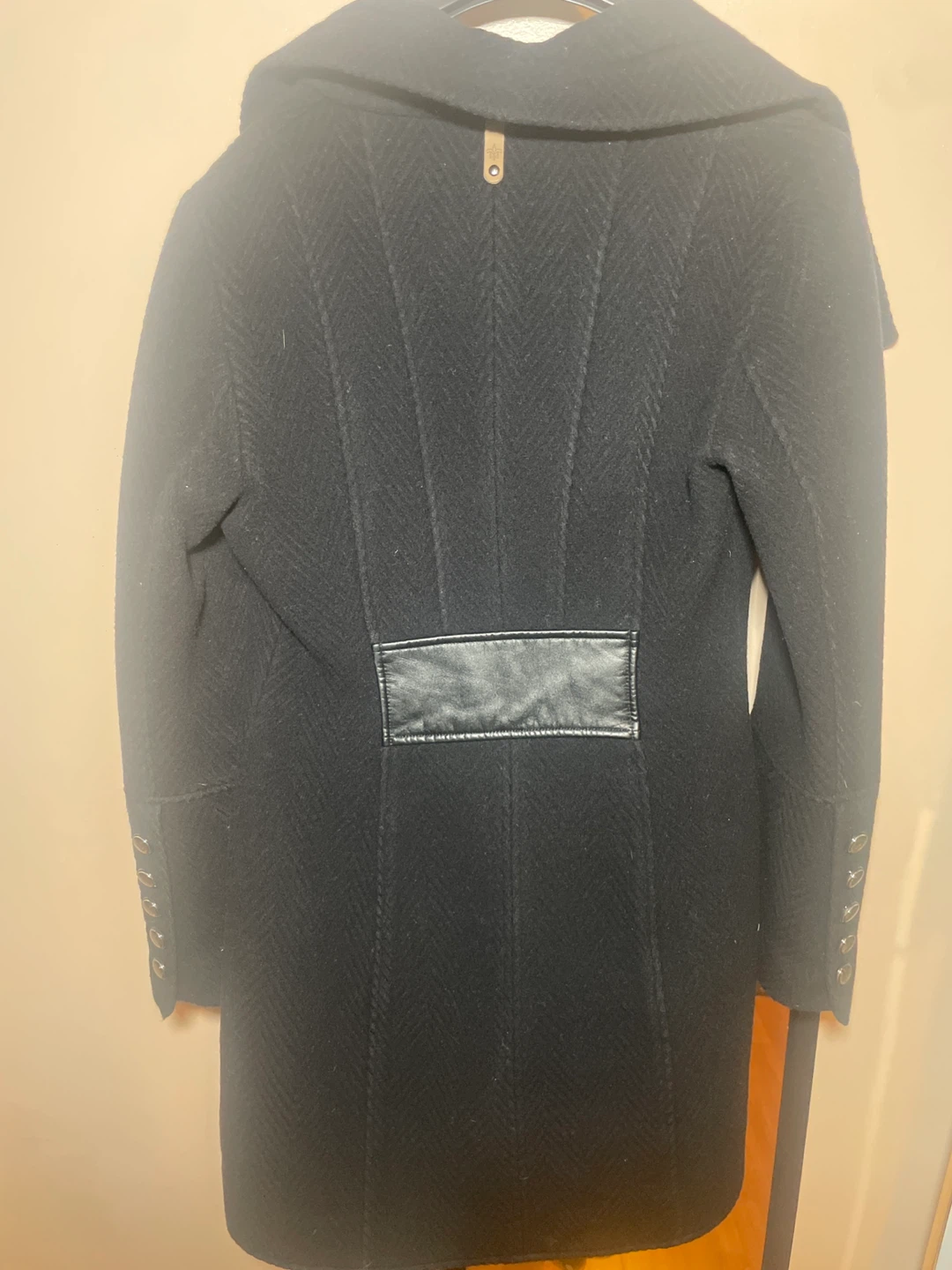 Mackage Black Wool Blend Coat - Size L/G - photo 5