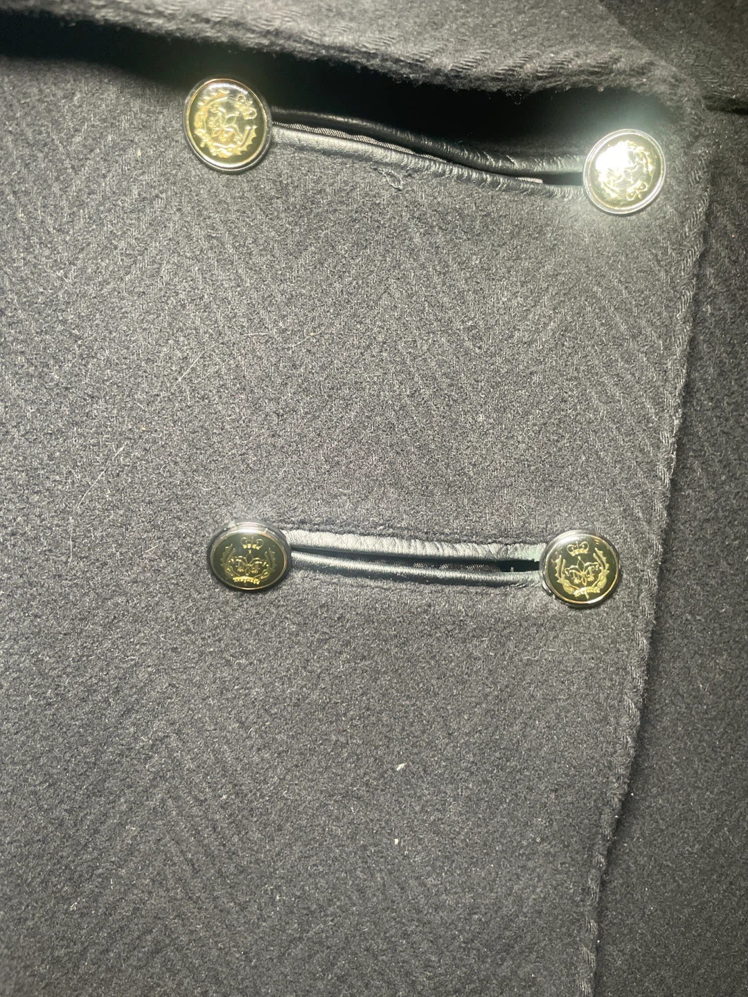 Mackage Black Wool Blend Coat - Size L/G - photo 2