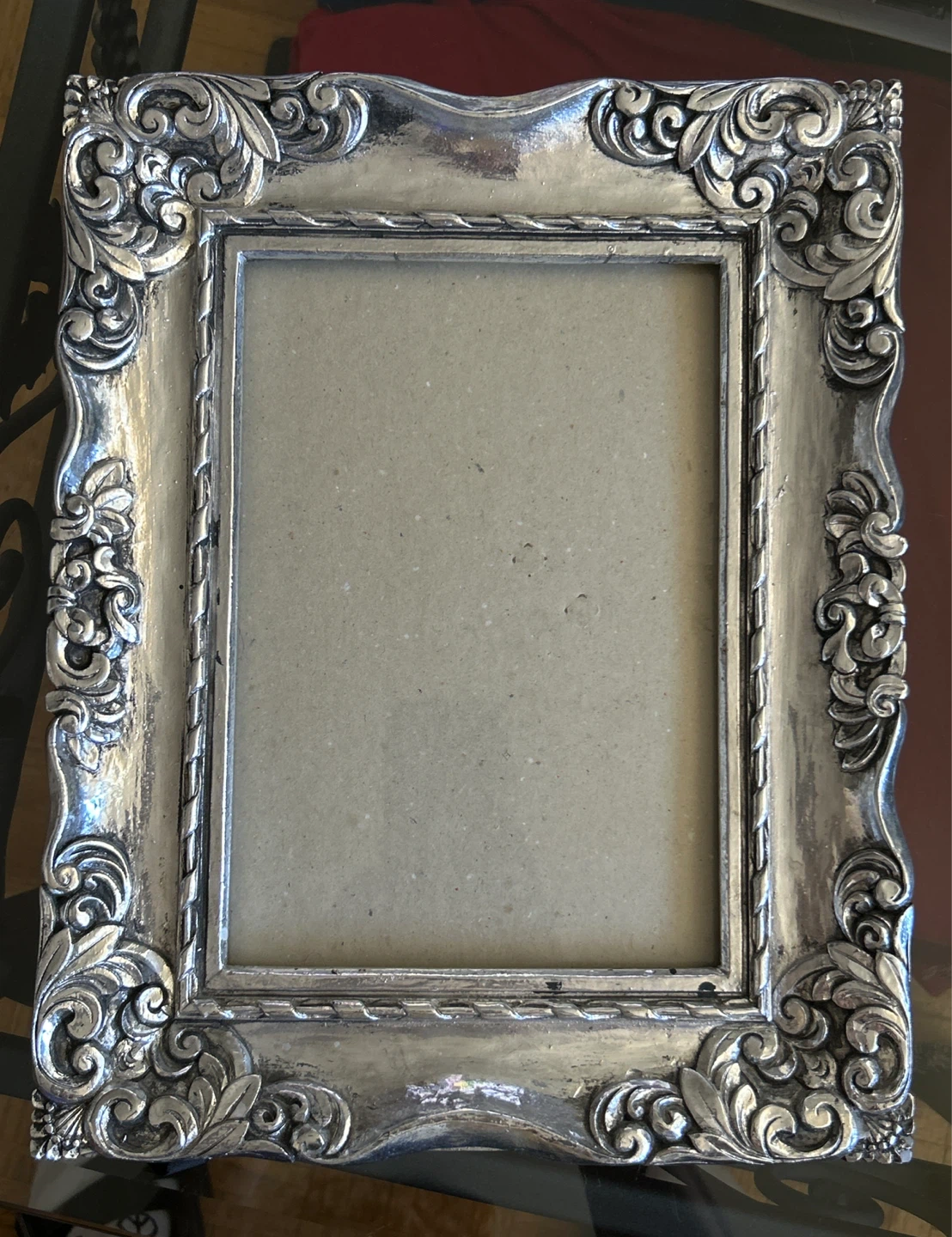 Silver Ornate Picture Frame