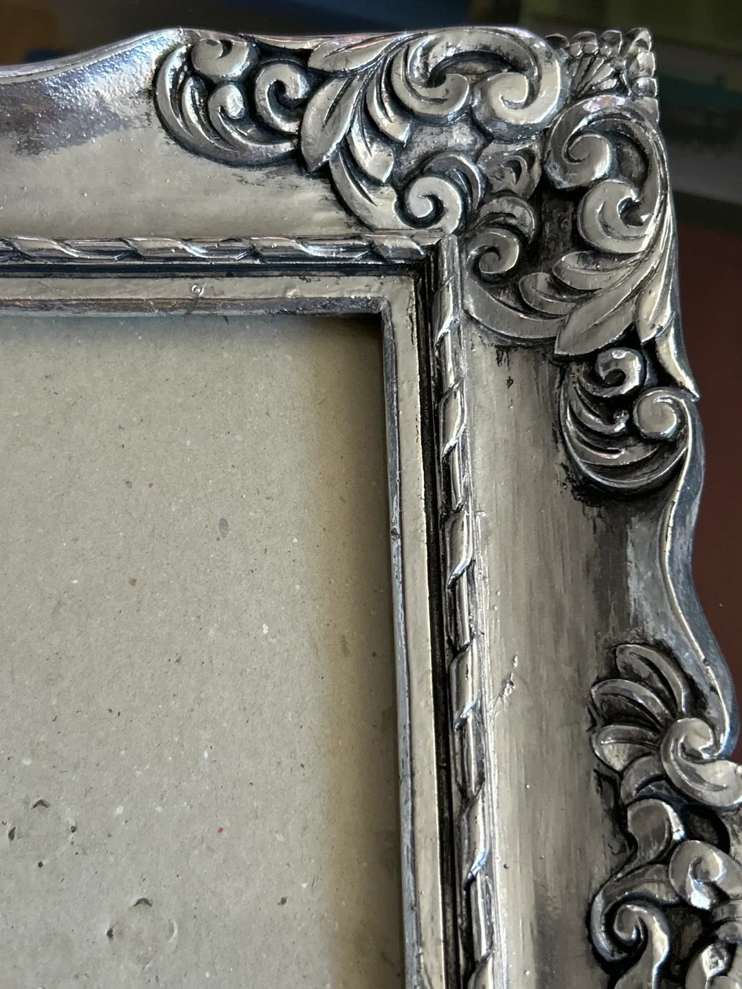 Silver Ornate Picture Frame image indicator(2)