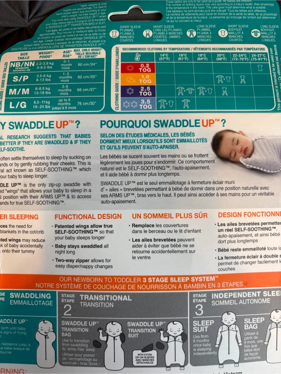 Love to Dream Swaddle UP, Size M (6-8.5kg) image indicator(3)